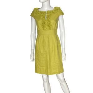 Taylor Madeline Floral Print Dress Crepe Pleated Women’s Sz 6